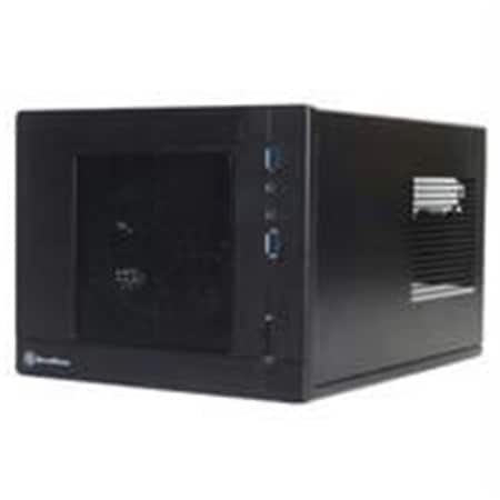 Silverstone Sugo Series No Power Supply Mini-ITX Desktop Case - Black SG05BB-LITE